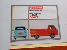 Carrozzeria Pasino - Fiat 600 T veicoli industriali depliant italiano originale