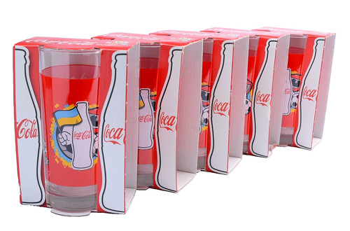 Lotto bicchieri coca cola - 5, -cola