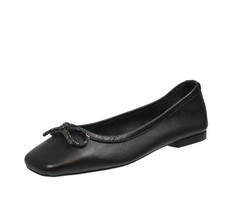 Aria Ballerine In Pelle Nero -