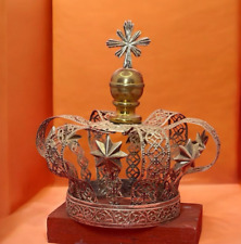 Corona Metallo  8 cm Madonna Imperiale Santi Madonna Ottone