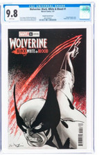 💥 Wolverine Black White & Blood #1 1:100 CGC 9.8 variante gemma nascosta Chaykin