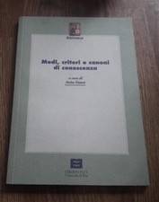 Modi Criteri E Canoni Di Conoscenza Anita Simons Plus 2001