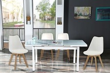 Tavolo allungabile, vetro