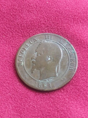 Moneta centimes napoleone - moneta, 10