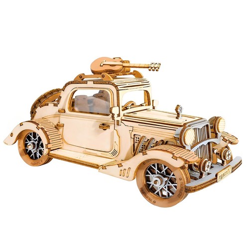 Rolife puzzle legno auto - puzzle, 3d