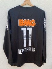 Maglia Calcio Retro Neymar Santos 2011 Brazil Vintage Large Longsleeve