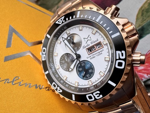 Mens diver watch chronograph - mens,