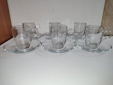 Foodness set 6 Tazzine caffè in vetro con manico nuove