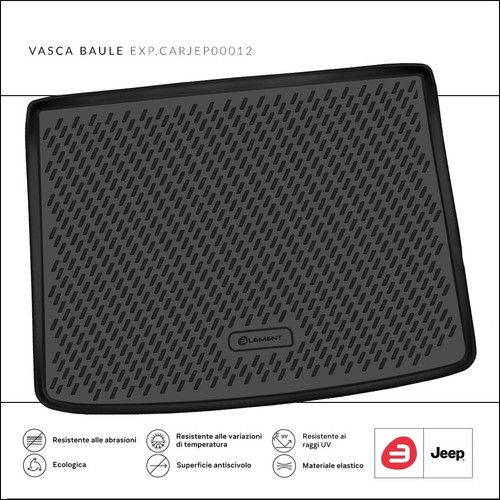 Vasca bagagliaio baule gomma - vasca,