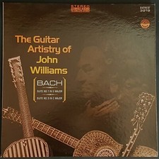 BACH vinyl LP suite no. 1, no. 3 the guitar artistry JOHN WILLIAMS everest 3219