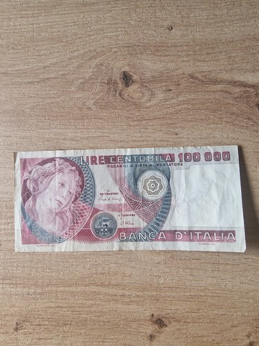 100 000 lire - botticelli, bb+