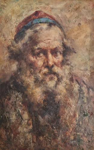 Antico dipinto ritratto virile - antico,
