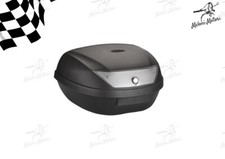 bauletto universale scooter moto 51 litri con riflettore bianco trasparente c...