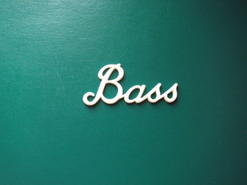 Marshall bass logo bianco - bass,
