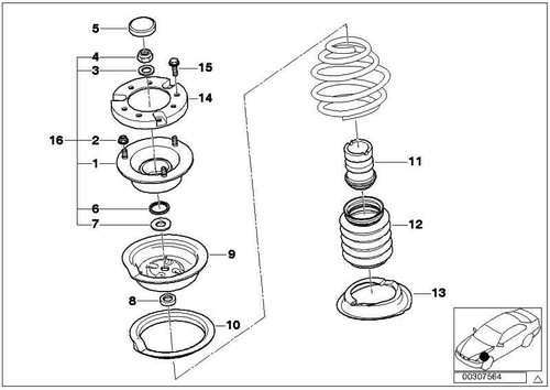 Set supporti molla - supporti,