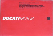 libretto ducati motor 1998 1999 concessionari del mondo 748 916 monster senna sp