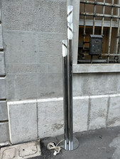 LAMPADA PIANTANA NASON MAZZEGA 70s CROMO VETRO MURANO ITALIAN DESIGN FLOOR LAMP