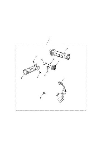 Triumph nos heated grip kit - heated,