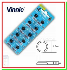 10 Batterie Pile VINNIC L926F AG7 LR926 LR57 G7 195 GP95A 395 399 SR927W SR57 