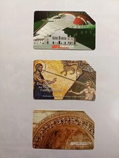 3 SCHEDE TELEFONICHE RARE - DA