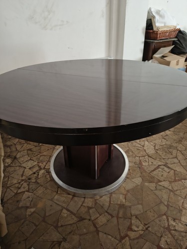Tavolo rotondo allungabile - allungabile, in