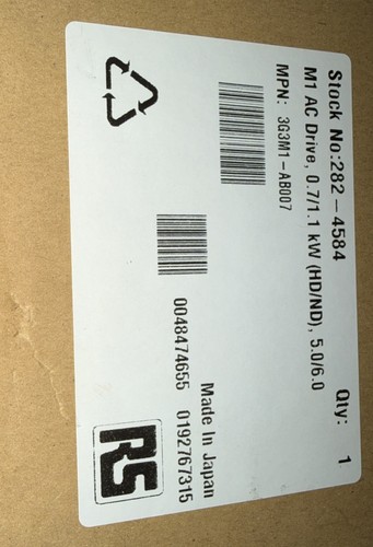 Omron 3g3m1 ab007 nuovo - 3g3m1, ab007,