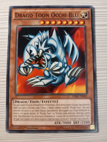 Drago toon occhi blu - drago,