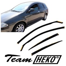 Deflettori Aria Per Fiat Croma 2005-2011 5-Porte Break Set 4 Antivento Heko