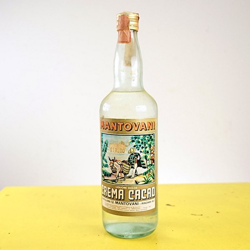 Bottiglia liquore crema - bottiglia,