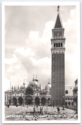 Cartolina epoca rppc venezia - rppc,