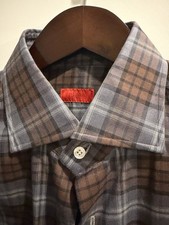 Camicia Isaia grigia con