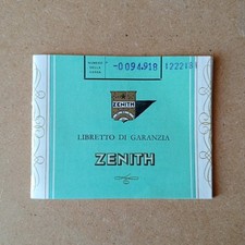 Zenith Libretto / booklet