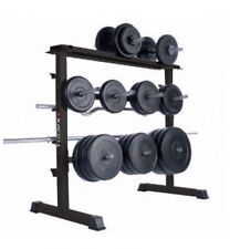 TOORX Rastrelliera porta manubri/dischi/bilancieri nera porta pesi crossfit