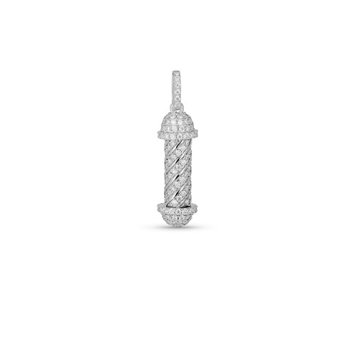 Ciondolo uomo moissanite vero