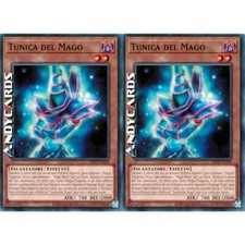 2x TUNICA DEL MAGO • (Magician's Robe) • Comune • LEDD ITA04 • Unl • Yugioh!