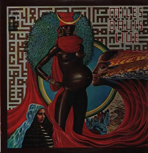 2xlp miles davis - miles, live
