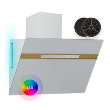 Klarstein cappa aspirante 60 cm cappa a parete 600 m³/h LED touch funzionamento scarico/ricircolo