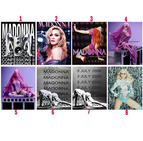 Poster madonna confessioni - confessioni, su