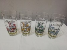 4 Bicchieri In Vetro Auto