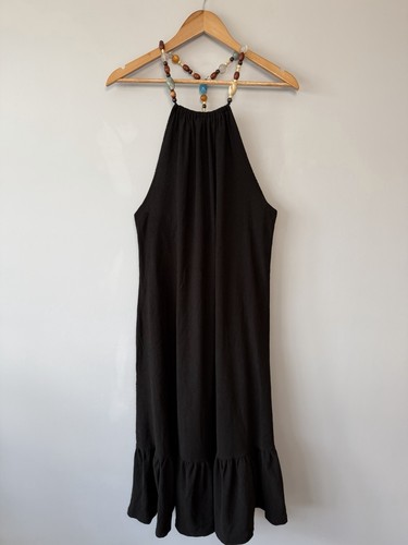 Abito midi desigual nero - desigual, con