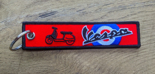Portachiavi vespa rosso - rosso,