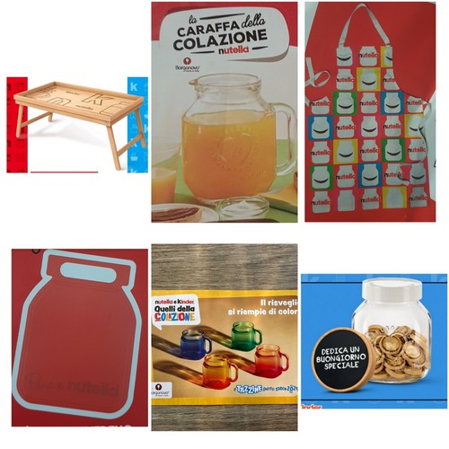 Set nutella caraffa vassoio - set,