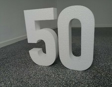 Numero polistirolo: 49x10 cm