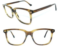 GUCCI OCCHIALI MARRONE ORO