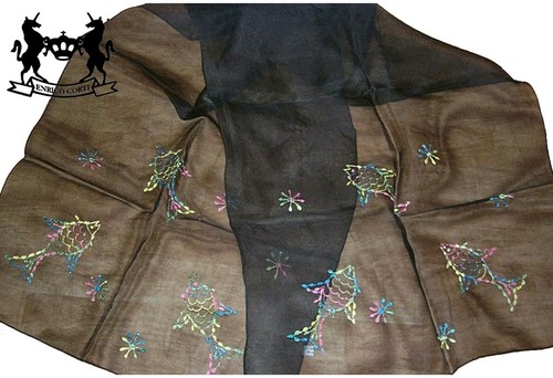 Stola seta organza con - stola,