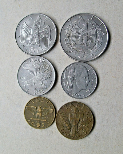 1941 serie lire - 1, e