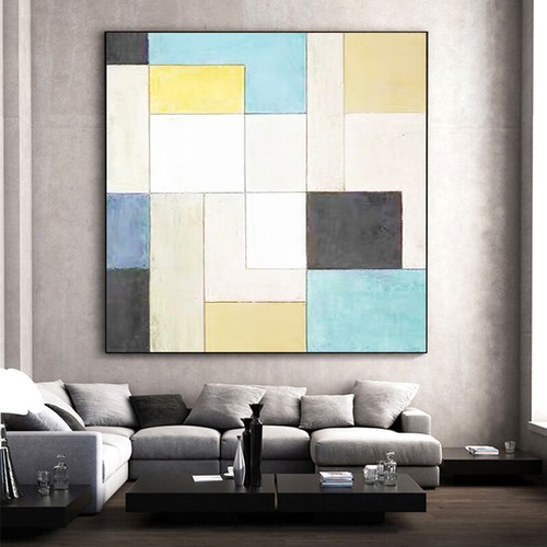 Quadro olio dipinto quadrato