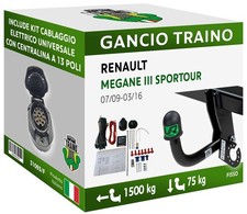 Gancio fisso renault megane - gancio,