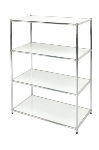 Scaffale acciaio cromato 4 - scaffale,