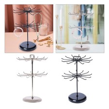 Porta collane girevole in